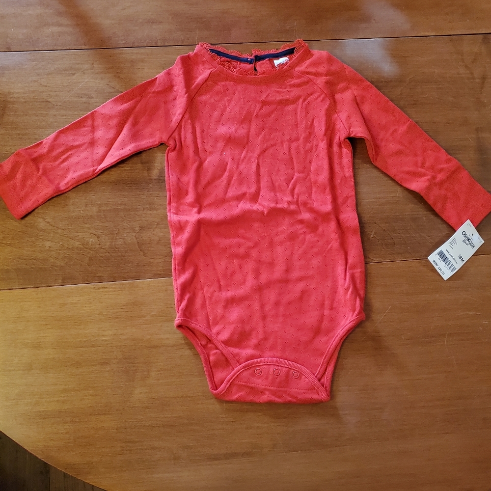 NWT Oshkosh Long Sleeve Onesie